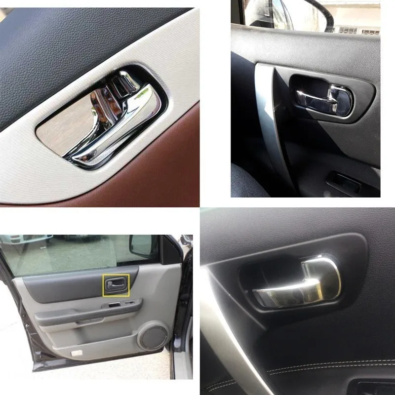 Ручка двери для салона автомобиля SPEEDWOW левый + правый Nissan Qashqai 2007 2008 2009 2010 2011 2012