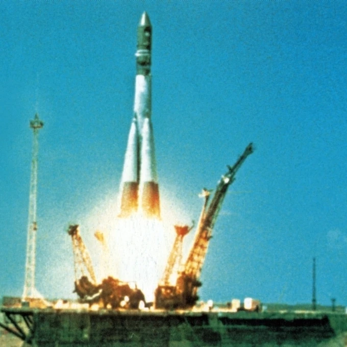 Poster Print by Science Source (24x18) Vostok 1 Lauch 1961| |