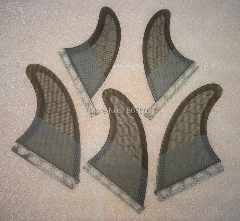 Плавники для серфинга Big Mesh Future FCS II классные серые плавники GL + G5 FB 5