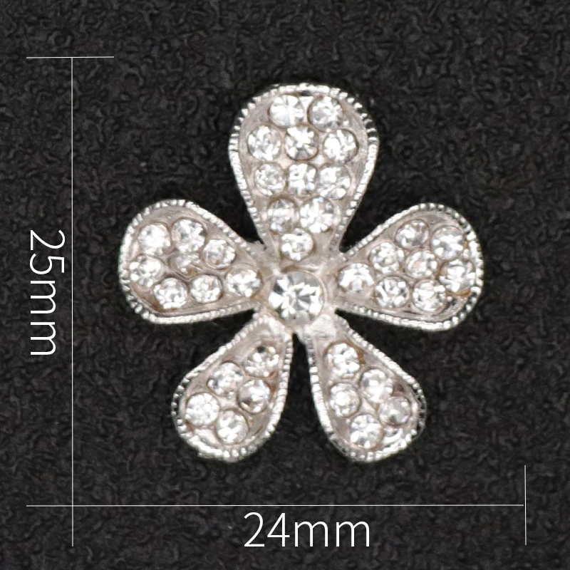 10 шт. пуговицы для украшения цветов из искусственного жемчуга прозрачные стразы