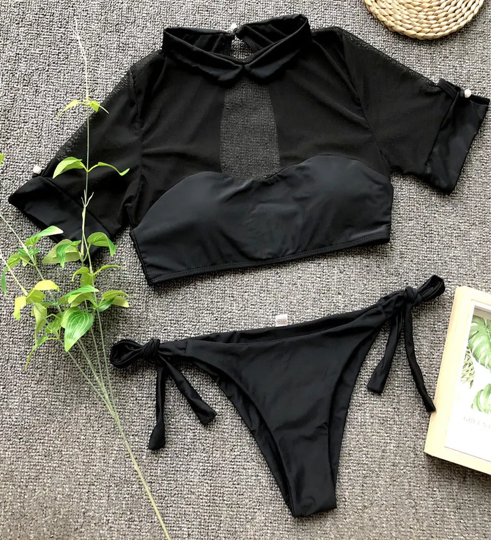 Fashion Sexy Women Bikini Set Push-up Padded Bra Beachwear Swimsuit Bathing Suit Swimwear Two-Piece Suits | Спорт и развлечения