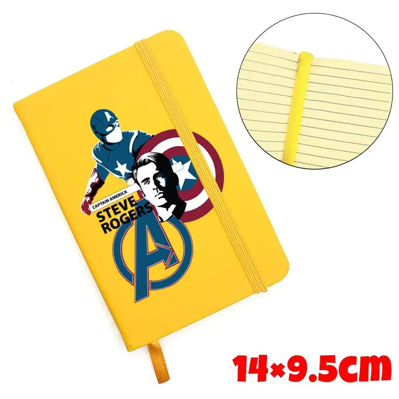 Marvel Мстители Бесконечность войны блокнот Капитан Америка кожаный бондаж Блокнот