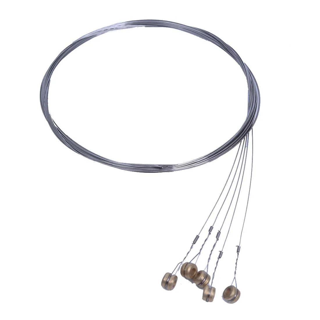 

FSTE-5 Pcs Silver Tone Steel Strings E-1 for Acoustic Guitar