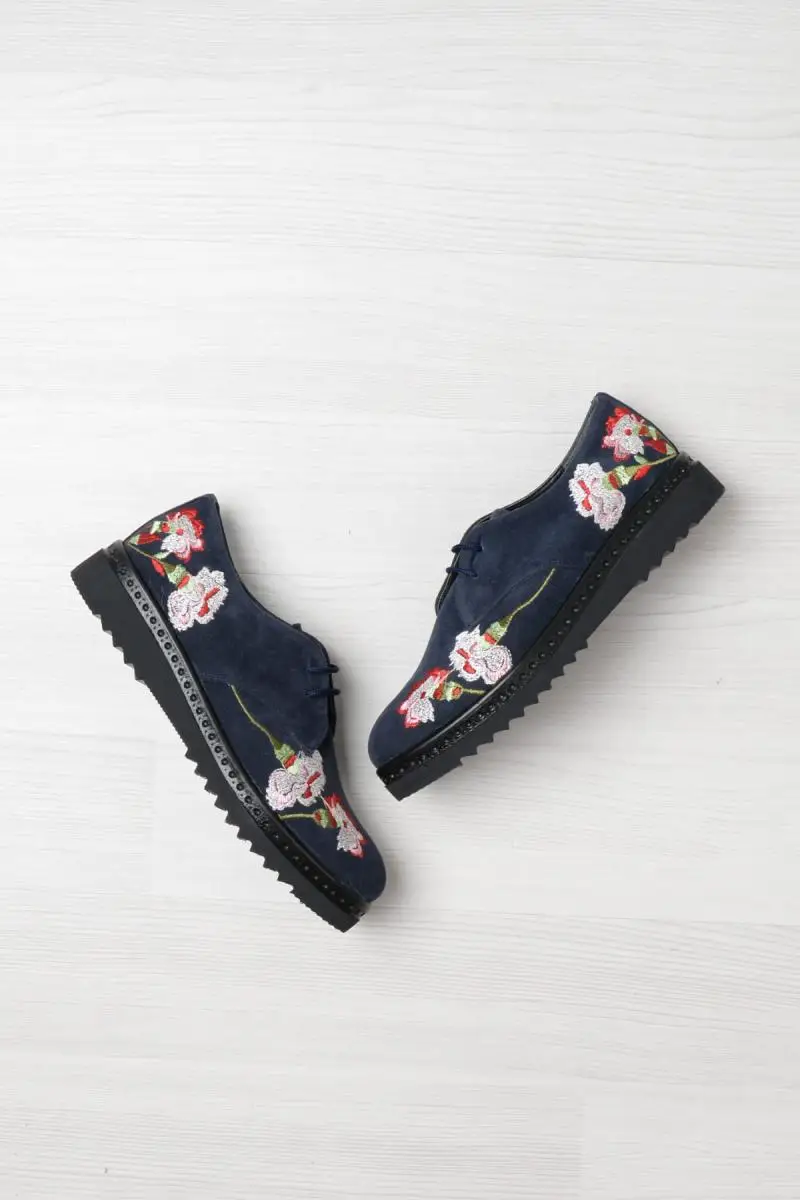 Bambi Navy Blue Women 'S Shoes E0236114672 | Обувь