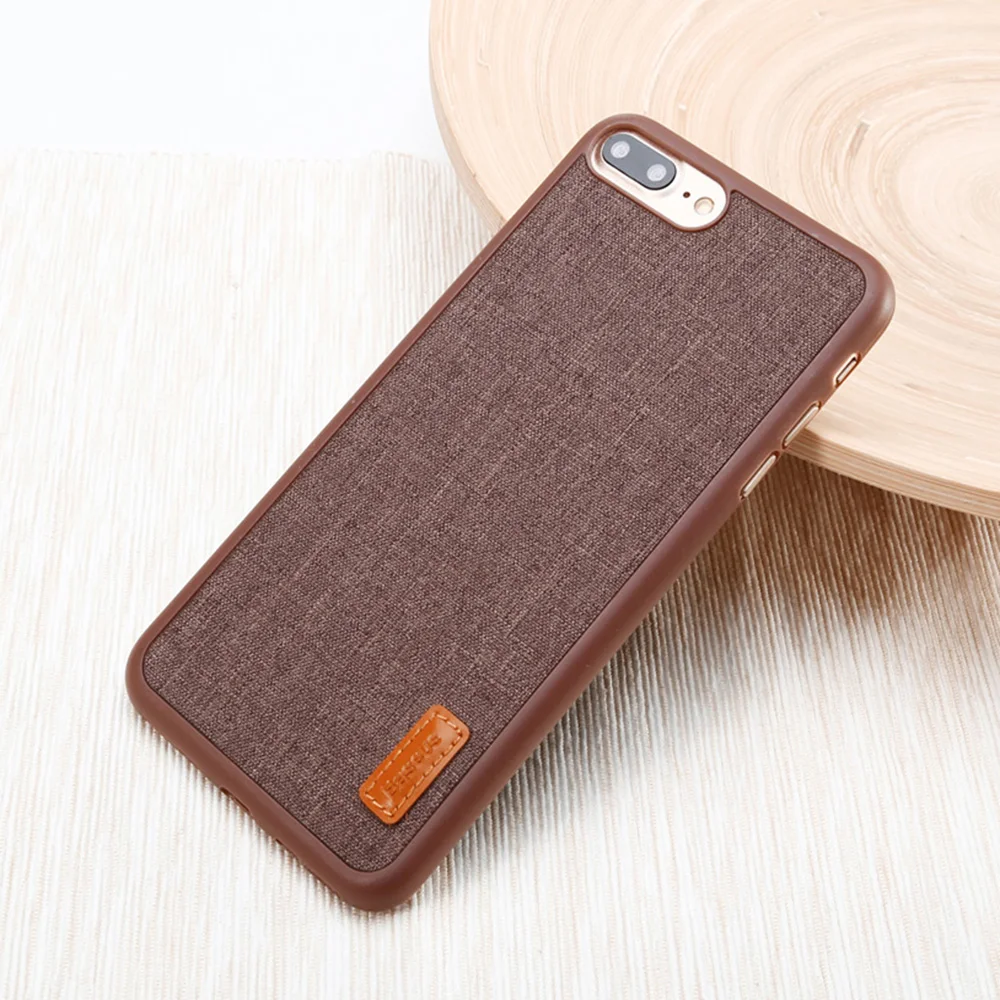 Baseus Grain Series 5.5 Inch Stylish Protective Mobile Phone Back Case Cover For IPhone 7 Plus | Мобильные телефоны и