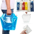 Складная сумка для воды 3510 л, спортивный походный мешок для хранения сока, для барбекю, пикника, молока, вина, подъемный контейнер