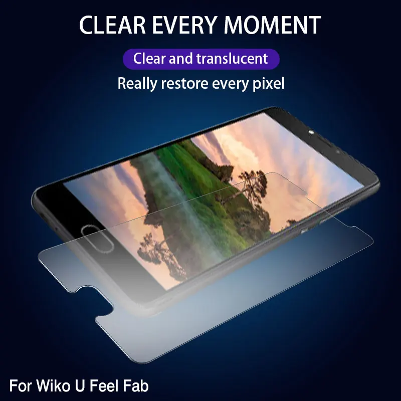 Закаленное стекло для Wiko U Feel Fab Prime Защитная пленка экрана Ridge 4G Противоударная