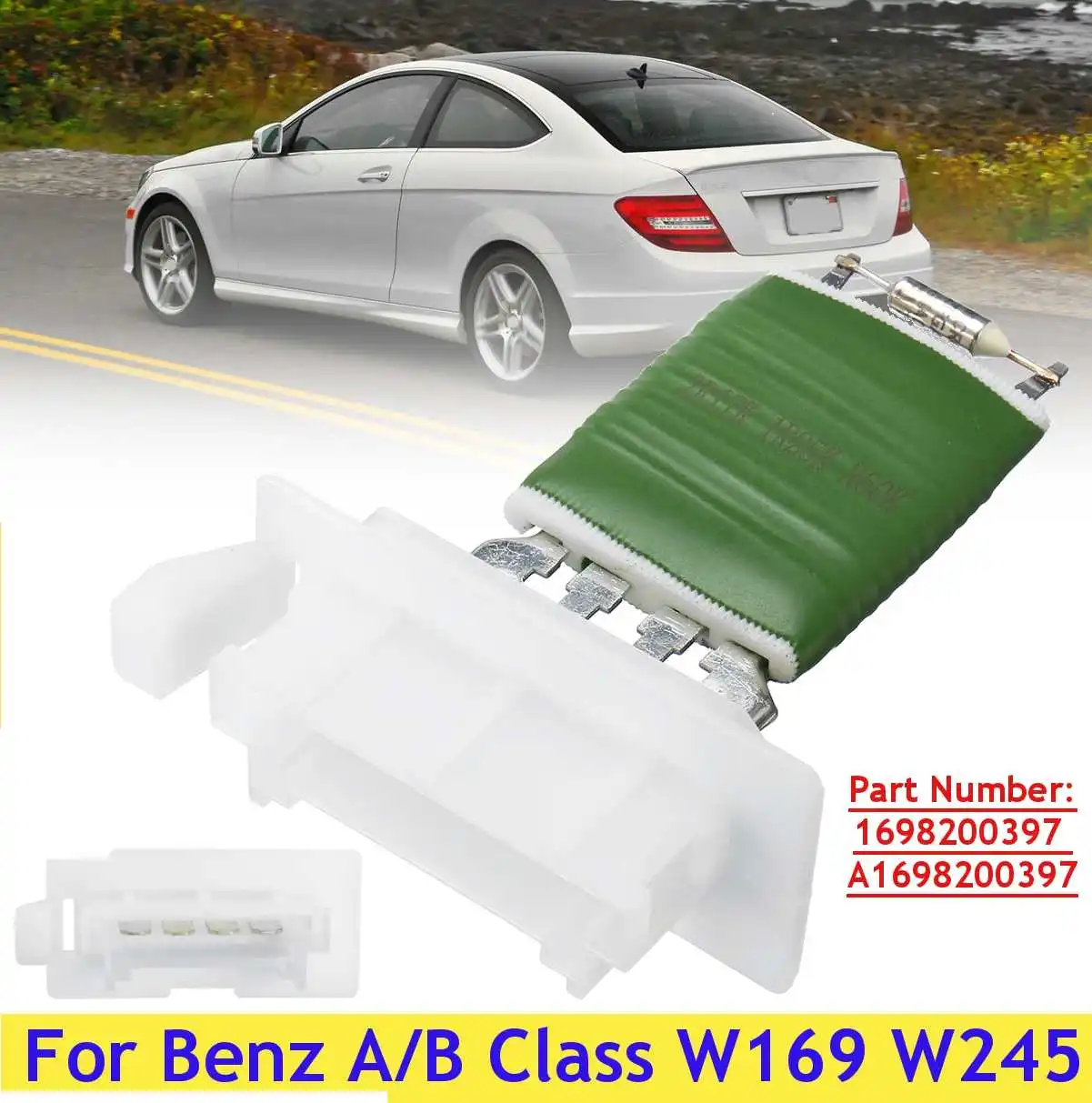 Автомобильный контроллер скорости A1698200397 для Benz A Class W169 2004 2012 B 2005 2011 вентилятор