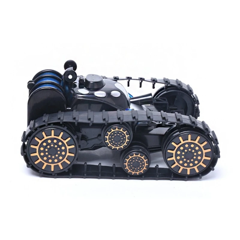 Yundi 666-888 Child And Man Wireless Black Control Rc Stunt Tank 360 ° Rotation Car with LED Light Toys Music Children's Gift | Игрушки