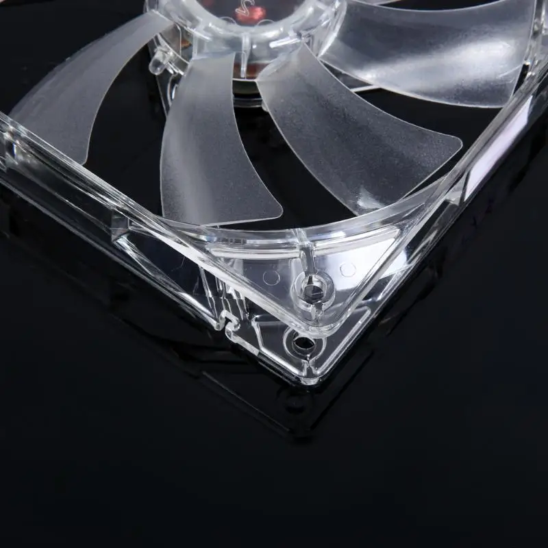 4 Светодиодный светильник Quad PC компьютерный прозрачный чехол охлаждающий