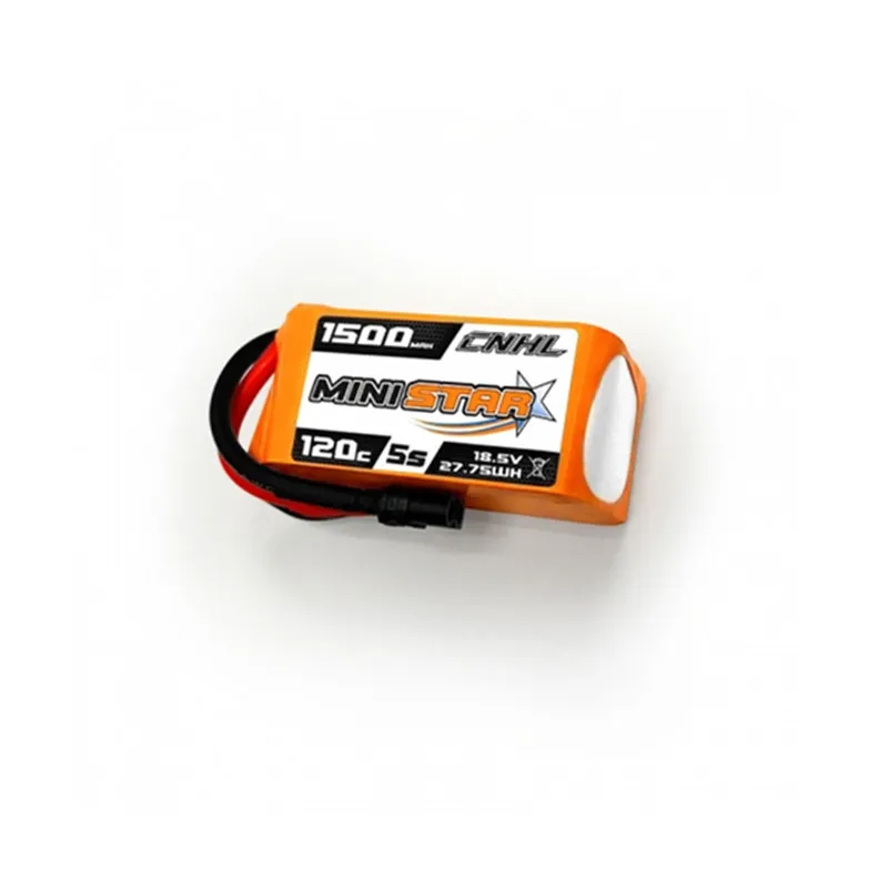 Новое поступление CNHL MiniStar 18 5 V 1500mAh 5S 120C Lipo батарея XT60U разъем для