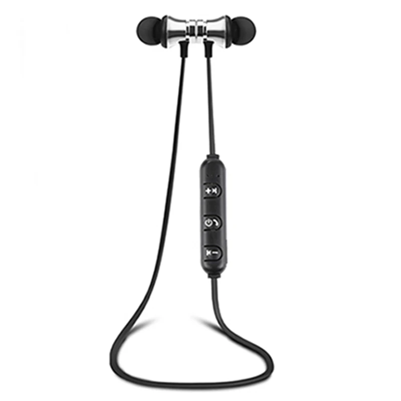 Магнитная музыка Bluetooth наушники Xt11 Спорт бег Беспроводная гарнитура с микрофоном