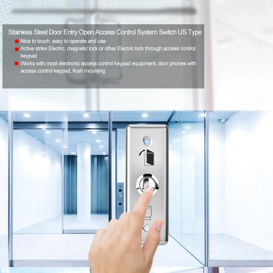 Система управления открывающимся доступом из нержавеющей стали переключатель
