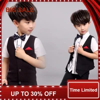 2016 new childrens formal sets wedding suits for baby boys wedding clothes boy birthday dress kids children clothing
