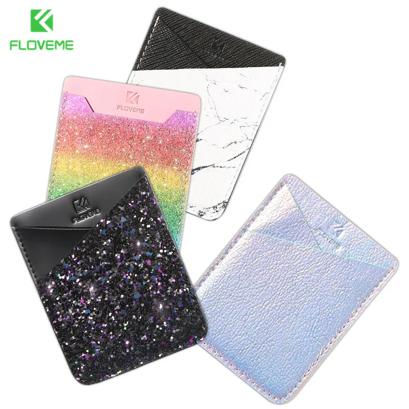 Клейкая наклейка FLOVEME держатель для карт чехлы iPhone 5 5S SE 6 6S X чехол Кредитная ID