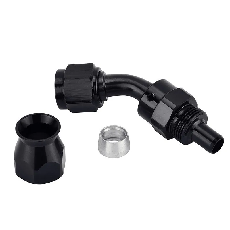 ESPEEDER AN6 поворотный шланг PTFE конец Топливный Шланг Концевой фитинг 0/45/90/180 для