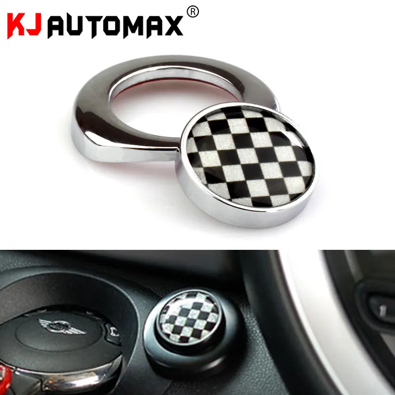 

KJAUTOMAX For Mini Cooper Accessories Car Styling Interior Ignition Start Button Sticker Accessories
