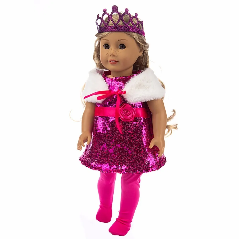 Аксессуары для кукол Baby New Born Fit 18 дюймов 40-43 см Корона желтый красный фиолетовый