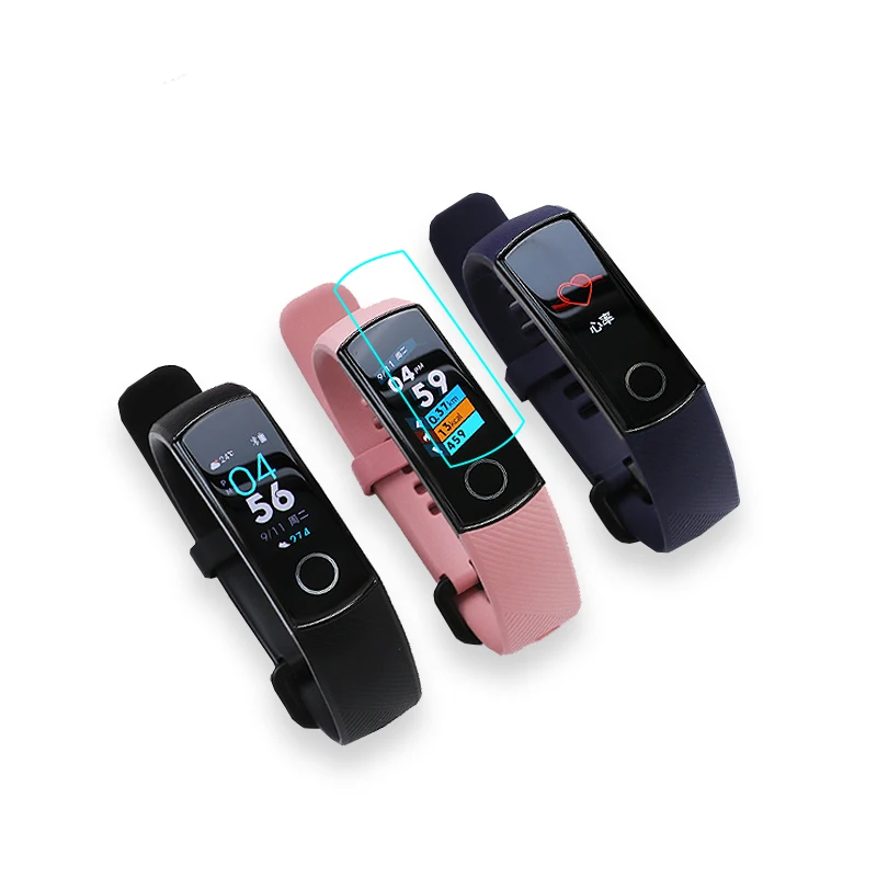 2 шт. сверхпрозрачная защитная пленка из мягкого ТПУ для Huawei Honor Band 4 аксессуары