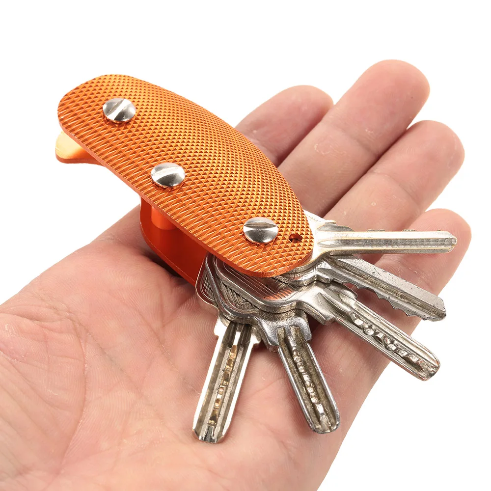 Папка органайзер для ключей компактный держатель из алюминиевого сплава папка