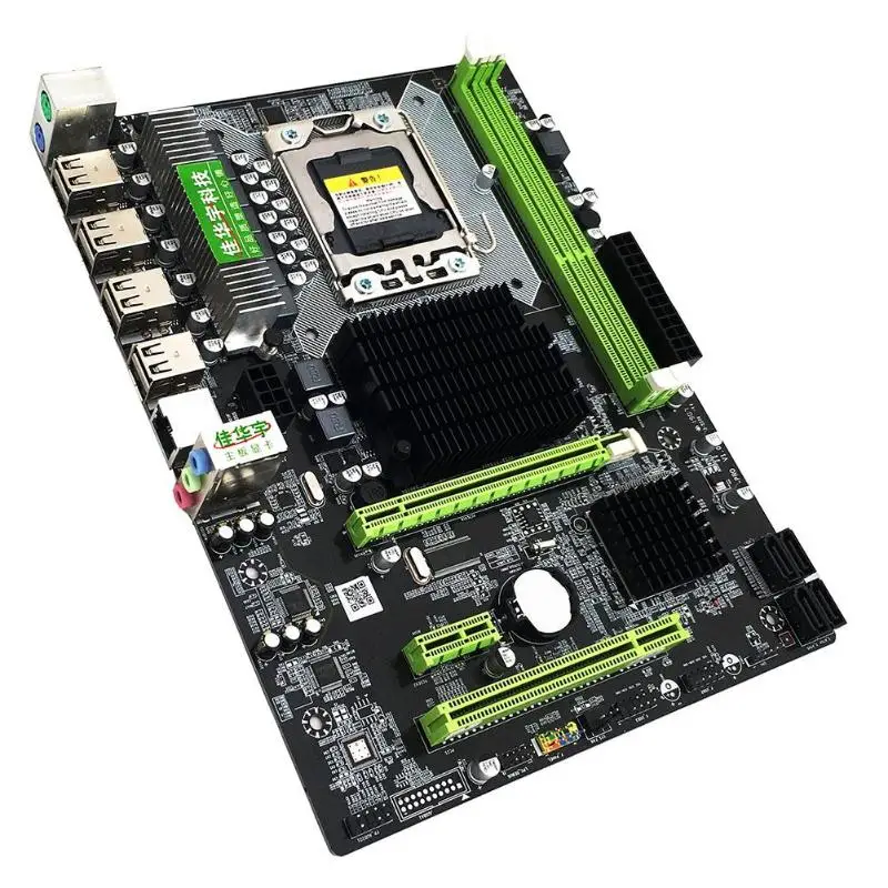 Материнская плата X58 Pro LGA 1366 с разъемом DDR3 для E5502 L5506 W3503 EC3539 LC3528 2xDDR3 DIMM 1366pin игровая