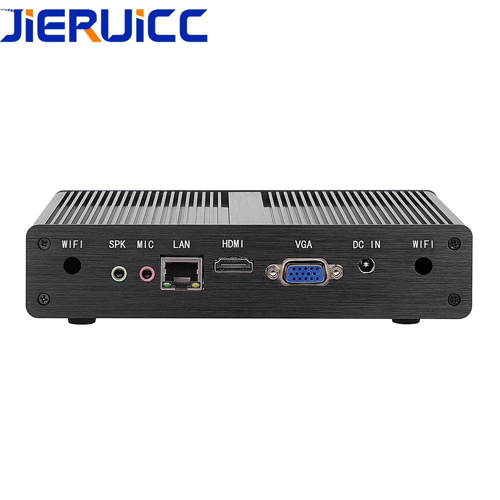 Мини ПК безвентиляторный intel HD мини компьютер Celeron 2955U для офиса/HTPC/колл