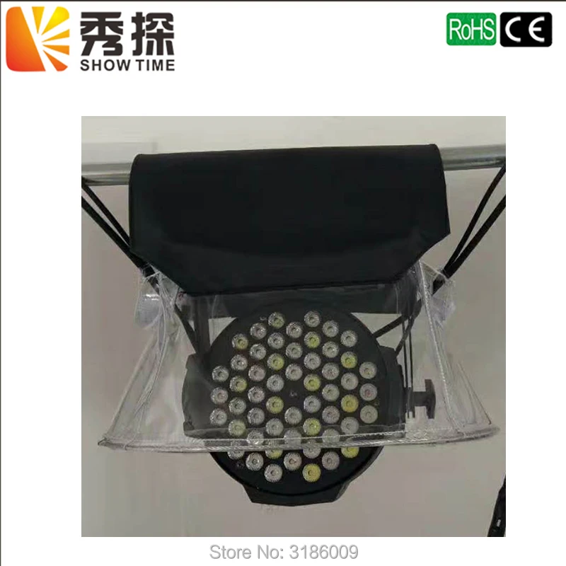 Хорошее качество 1 шт./лот Led Par light дождевик использовать в Дождь Снег пальто луч движущийся водонепроницаемый чехлы с прозрачным кристаллом