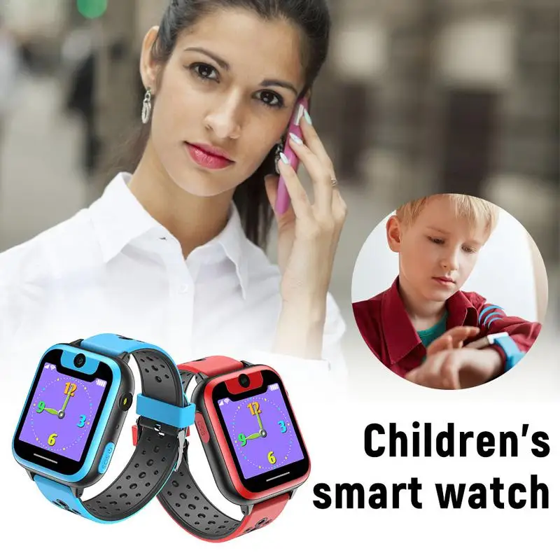 Детские Смарт-часы с одним касанием функция SOS сенсорный экран мобильное