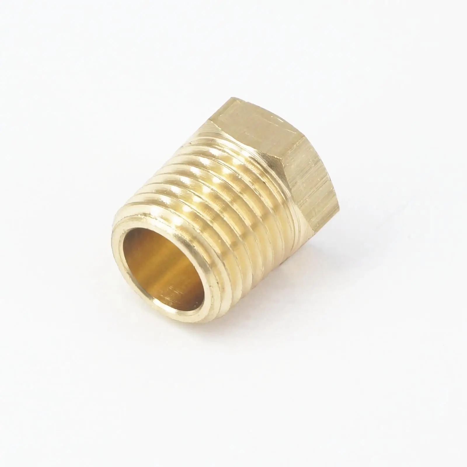 1/4 &quotNPT Мужской шестигранный штекер латунный фитинг для труб адаптер воды газа
