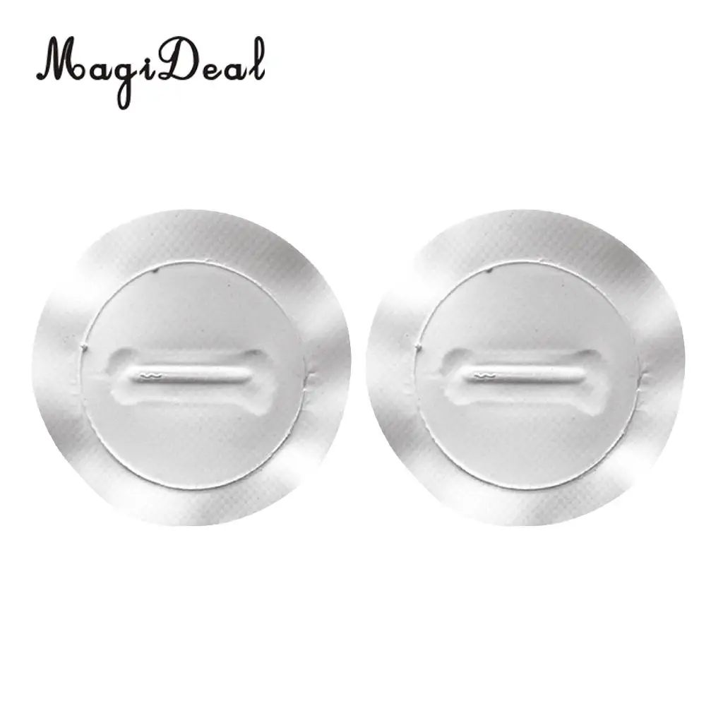 MagiDeal 1 пара из нержавеющей стали D ring Pad/патч для ПВХ надувной лодки шлюпки