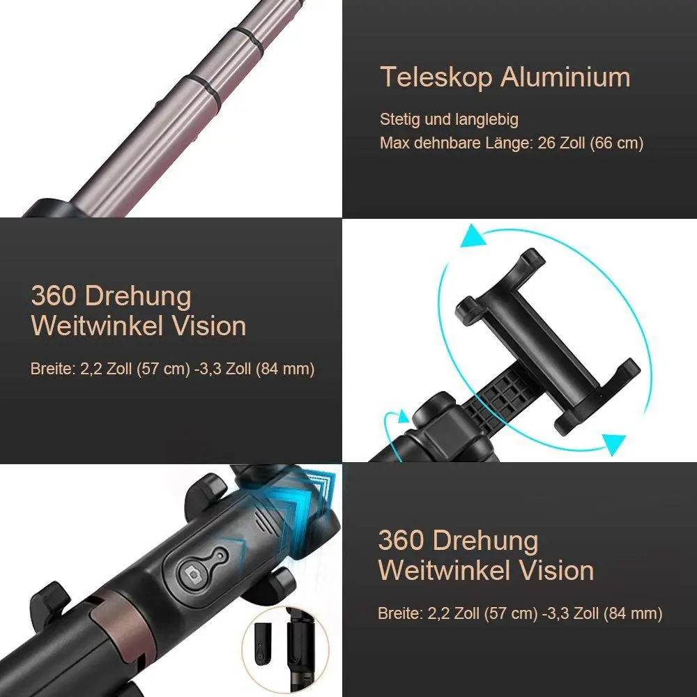 Селфи палка штатив Bluetooth беспроводная мини селфи стержень со съемным пультом