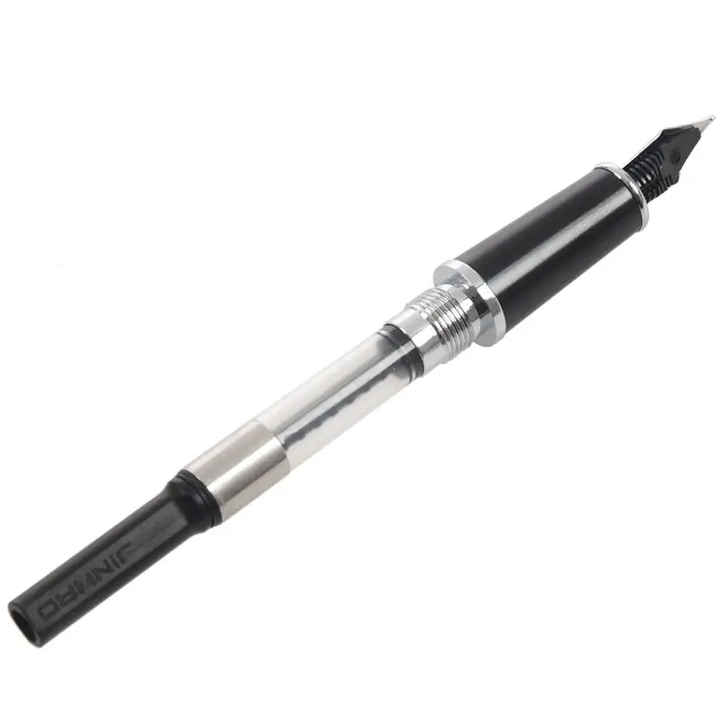 

Jinhao 8802 woody Medium Nib Fountain Pen - Red+Black