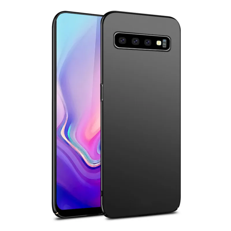 Ультра-тонкий Противоскользящий Жесткий Чехол для samsung M20 M10 S10E S10 S8 S9 плюс S7 S6 Edge Note 9 8 J4 J6 A6 A7 A8 A9 резиновый матовый чехол