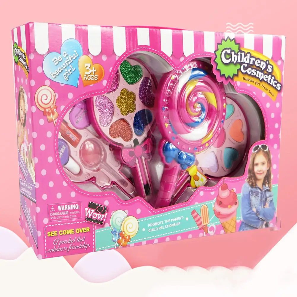 Дети девочки Играть Дом леденец форма макияж коробка интерактивные игрушки
