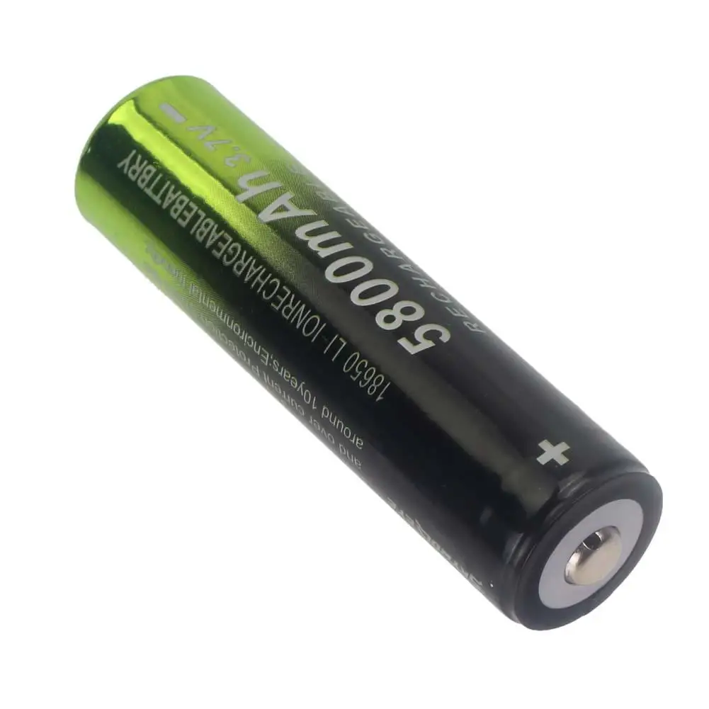 Высокое качество 18650 3 7 V 5800mAh литий-ионная аккумуляторная батарея для факела