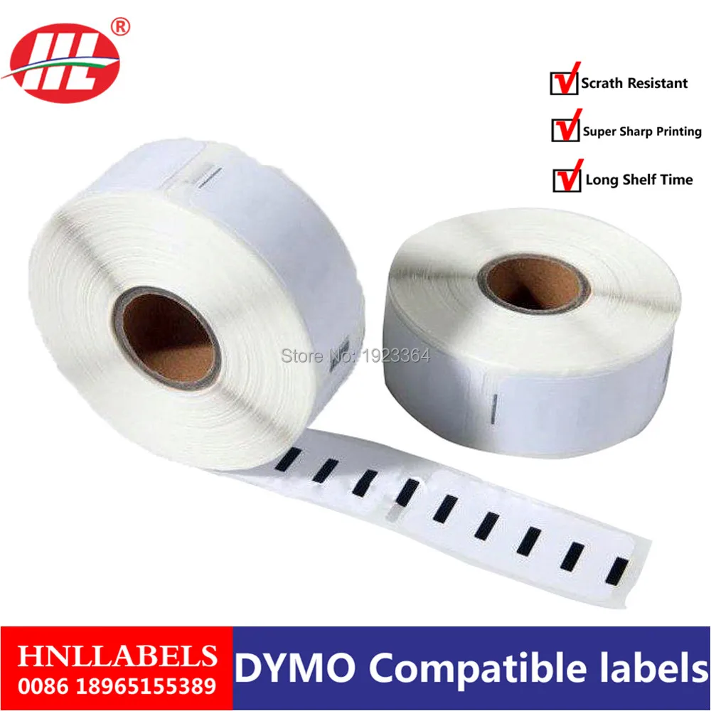 50х рулонов для Dymo Labelwriter 450 этикеток Принтер мейкер лент 11352 адрес стикер 54 мм * 25 500