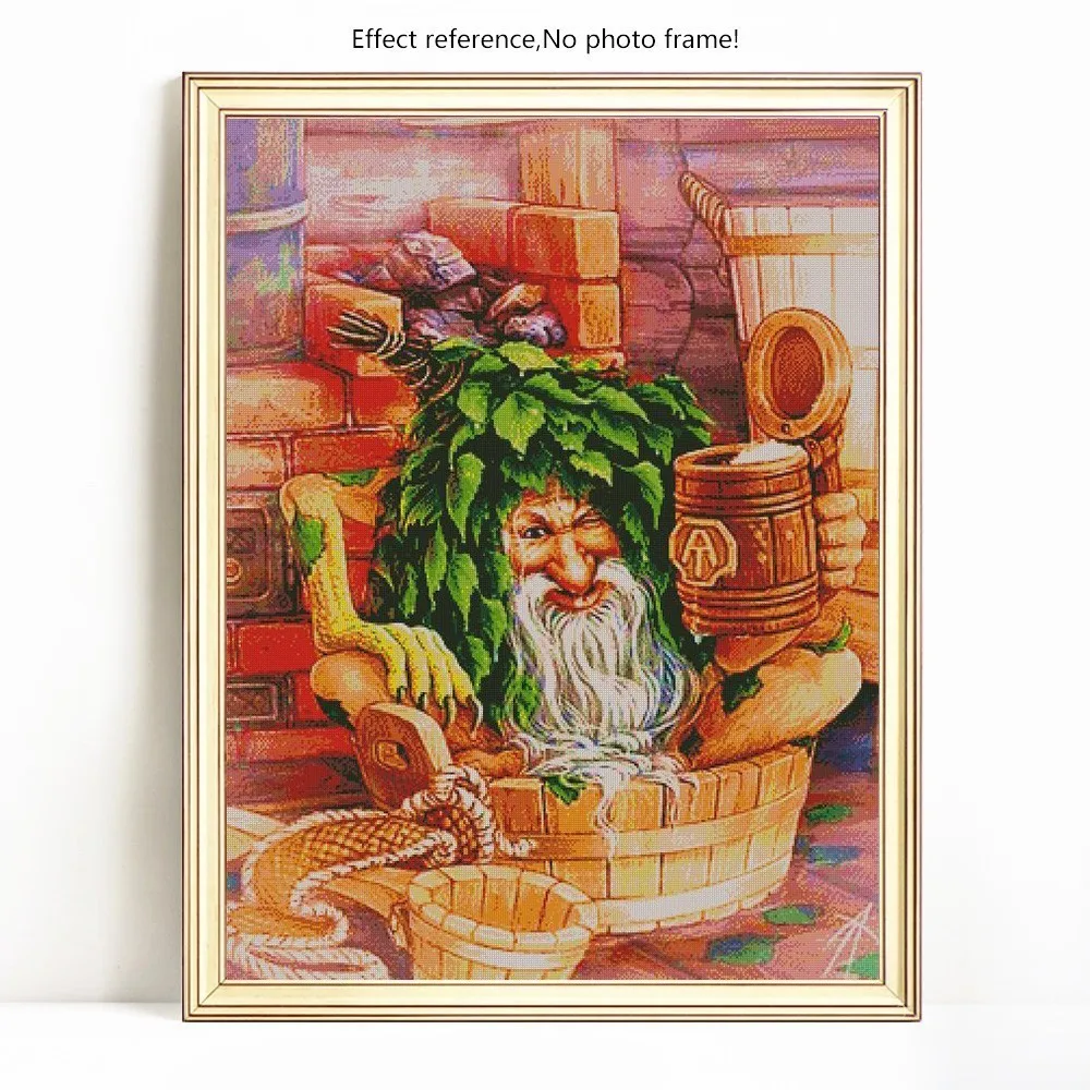 EverShine DIY Diamond Mosaic Full Display Cartoon Painting Cross Stitch Old Man Picture Rhinestones Embroidery | Дом и сад