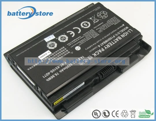 Оригинальный аккумулятор 5200 мА · ч для clevo P151SM Clevo P150HMBAT-8 P150EM P150HM | Компьютеры и