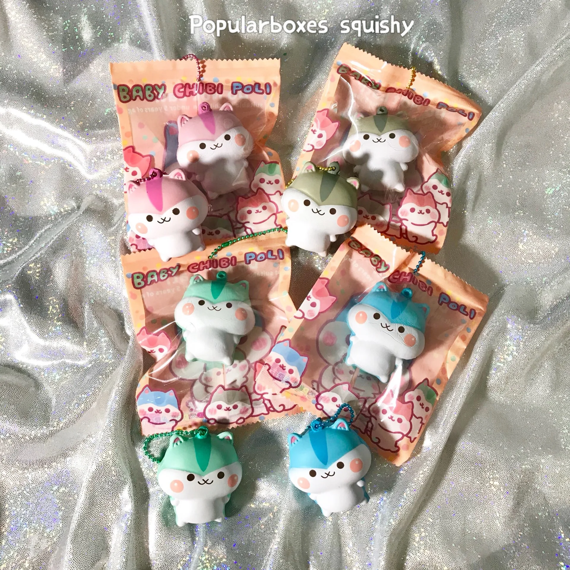 Популярные Подарочные игрушки Поли mini chibi squishy медленно восстанавливающие