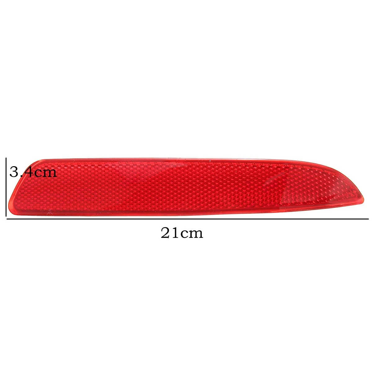 

1pc Left/Right Side Car Rear Bumper Reflector Red Lens For BMW X5 E70 2007-2013 63217158949 63217158950