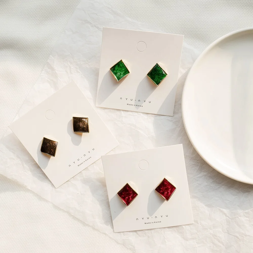 Ins New Korean Concise Fashion Geometry Irregular Personality Originality Small Stud Earrings For Women Jewelry Accessories | Украшения и