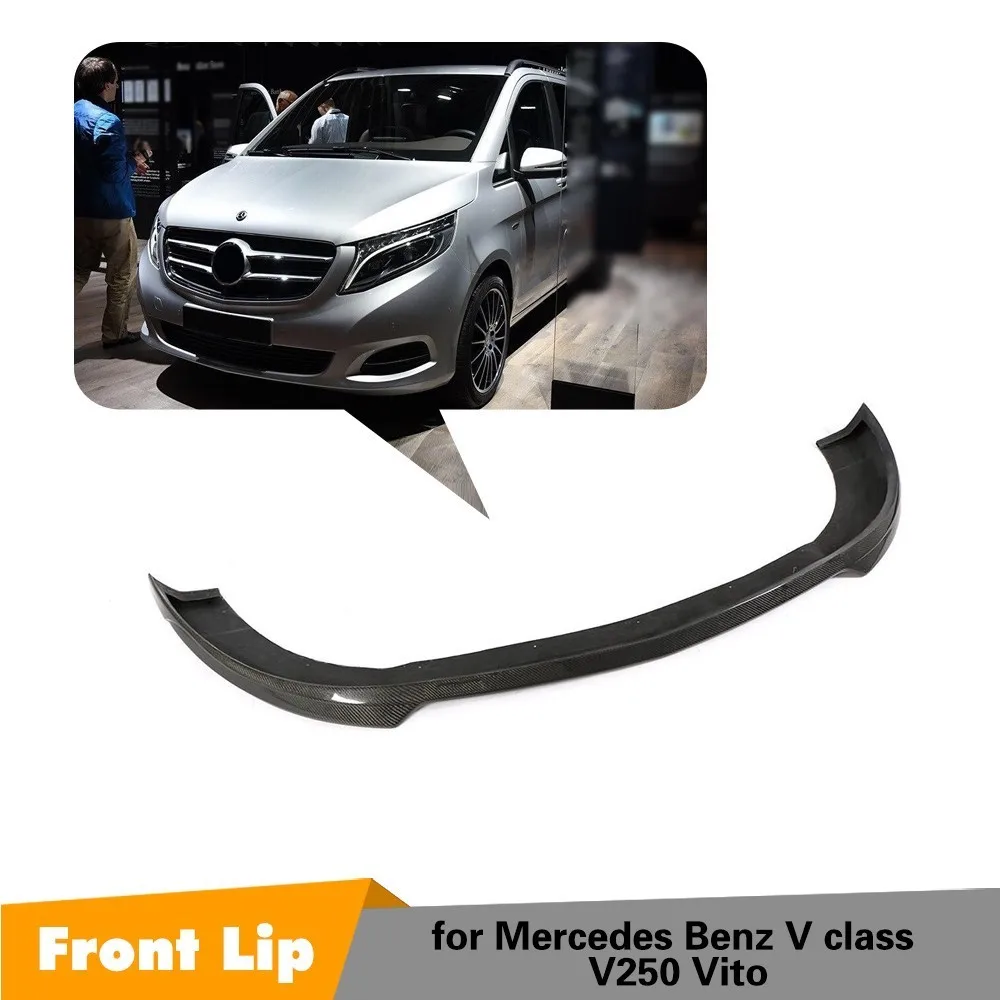 Аксессуары из углеродного волокна для Mercedes Benz V Class W447 2014 2018 MPV защита переднего
