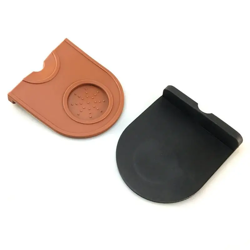 

Manual Barista Coffee Grind Silicone Mat Espresso Thicken Anti-skid Wear Resistance Coffee Tamper Holder Silicone Pad Mat