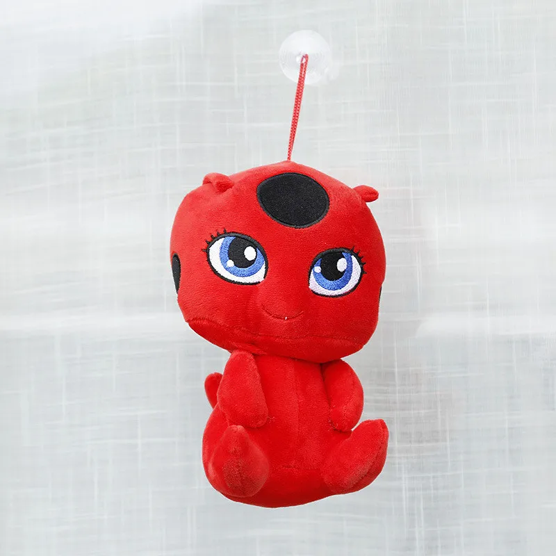 Kawaii 20 см Чудесное Божья коровка и кот Нуар мягкие игрушки леди ошибка Plagg Тикки