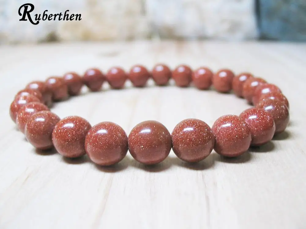 Ruberthen A Grand Golden Sand Bracelet Healing Crystals Taurus Birthday Gift Protection Love Self Expression Jewelry | Украшения и