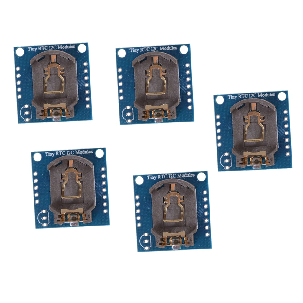5 шт. для A-rduino I2C RTC DS1307 AT24C32 модуль часов в реальном времени AVR ARM PIC SMD плата |