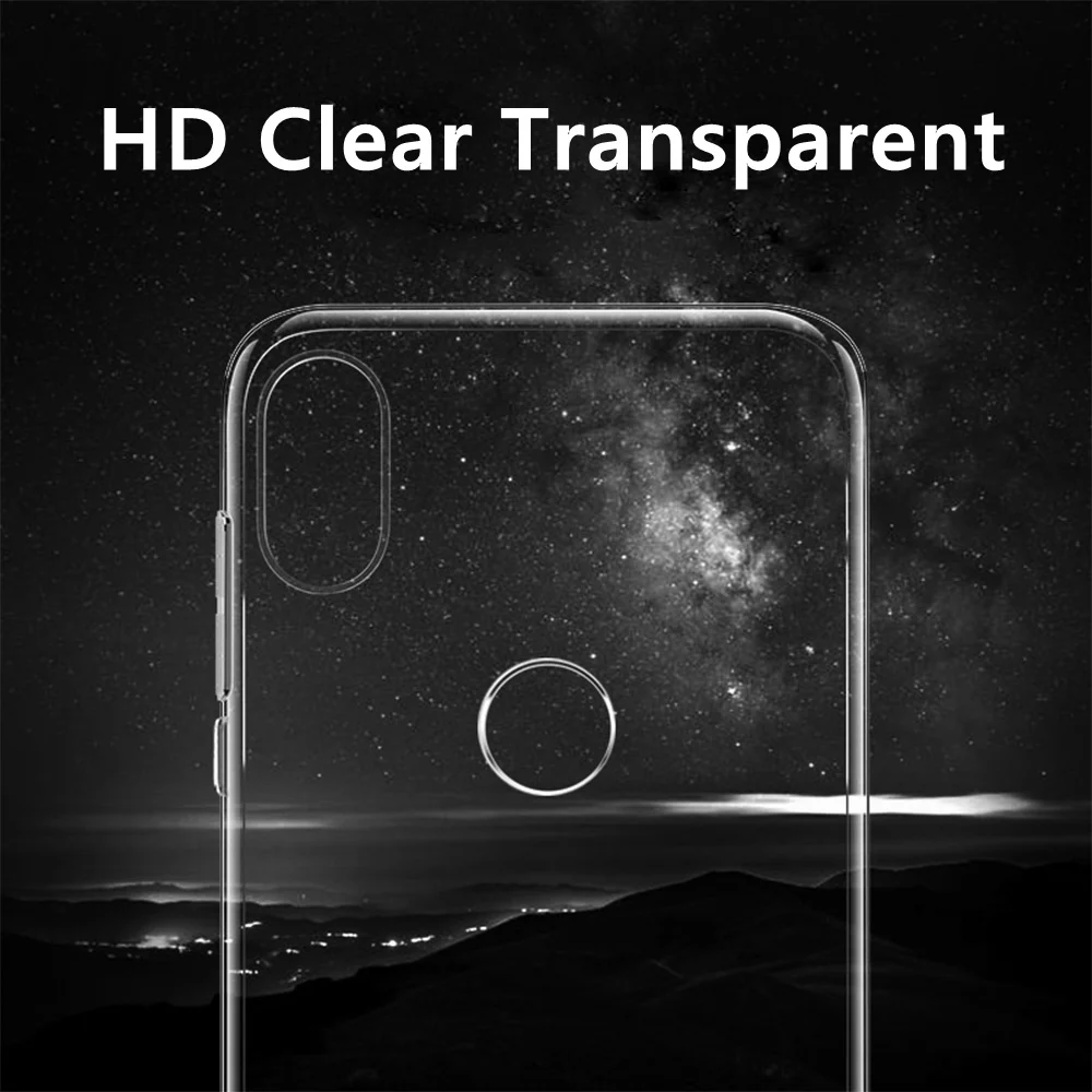 KISSCASE Clear Soft TPU Case For Xiaomi Redmi 4X Note A1 A2 5 Plus Ultra Phone Mi8 SE Mi5 Mi6 Cover Funda |