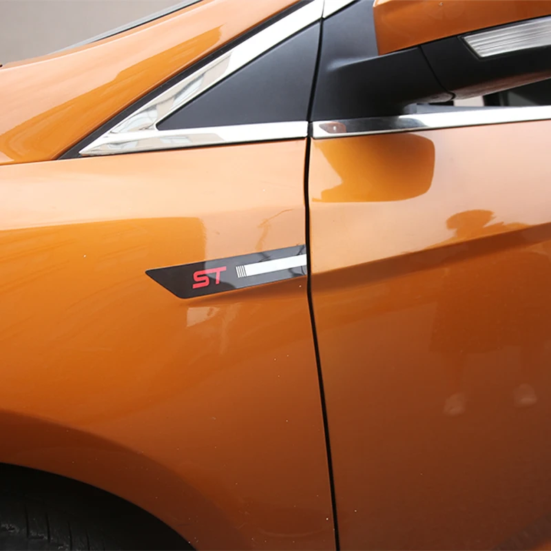 Маленькая сменная наклейка на боковое крыло автомобиля ST для Ford Focus 2 3 4 MK2 MK3 Fiesta