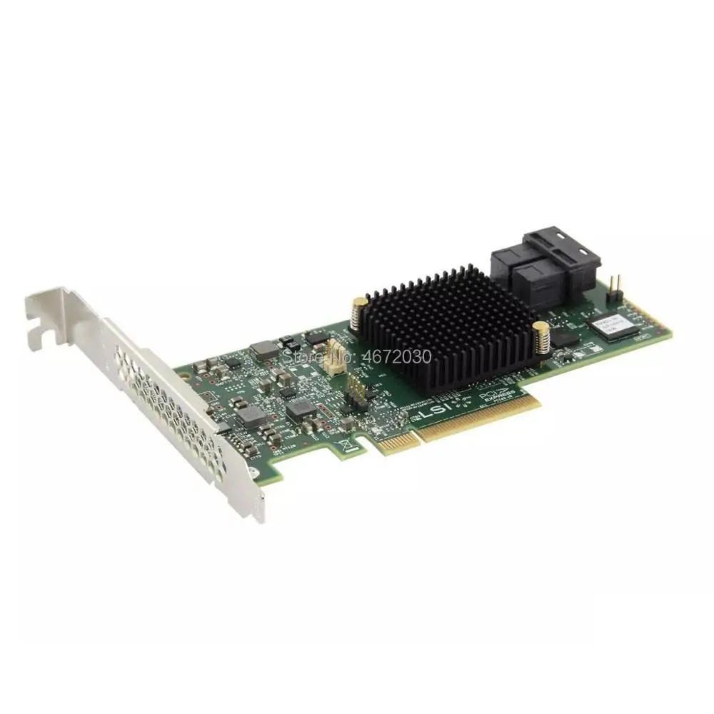 Новая карта контроллера Broadcom Avago LSI MEGARAID SAS 9341-8I/LSI 00407/ 8Port SATA/SAS PCI-E3.0 12 | Компьютеры и