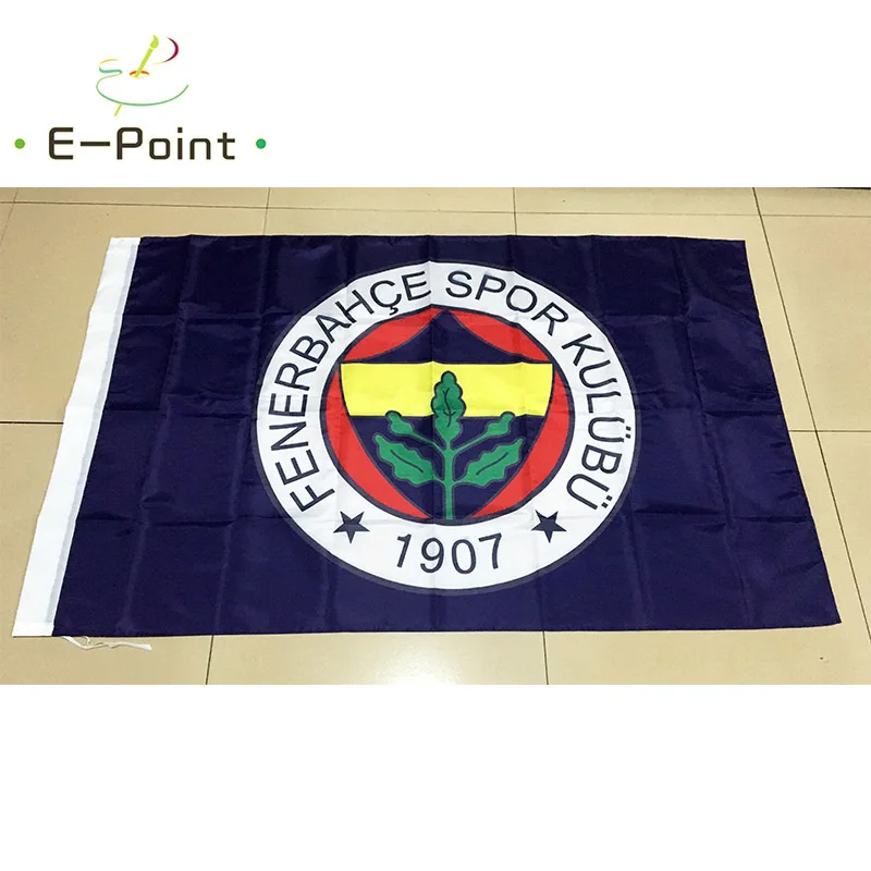 Турецкие наклейки Фенербахче для контроллера 3ft* 5ft(96*144 см) размер рождественские украшения для домашнего флага баннер Тип подарки